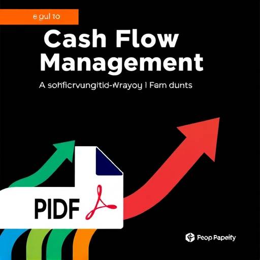 Cover page of a downloadable PDF guide on cash flow management.