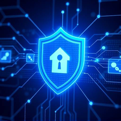 Illustration of a shield protecting financial data, symbolizing cybersecurity firm's services